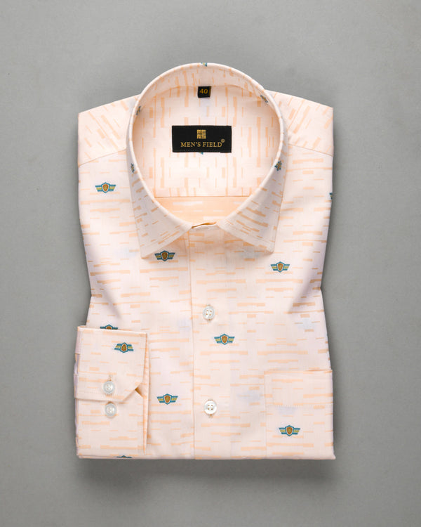 Men's Formal Super Soft Designer Orange Shirt