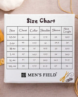 Mensfield Shirts Size Chart